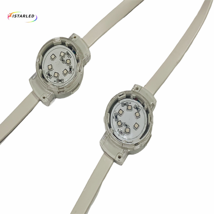 40MM dmx512 RGB IP68 flat pixel led string light