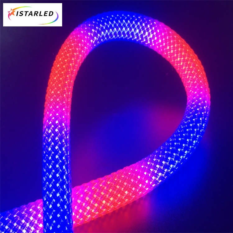 D15 3D 360degree pixel neon strip with Mesh