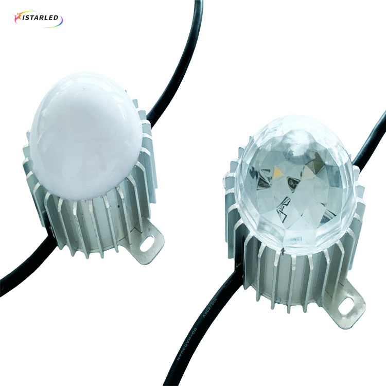 High Power 6W/8W 50MM RGBW UCS7904 Pixel LED Point Light